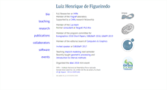 Desktop Screenshot of lhf.impa.br