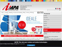 Tablet Screenshot of impa.it