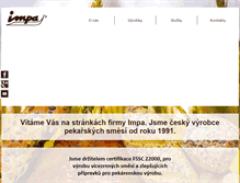 Tablet Screenshot of impa.cz