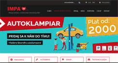 Desktop Screenshot of impa.sk